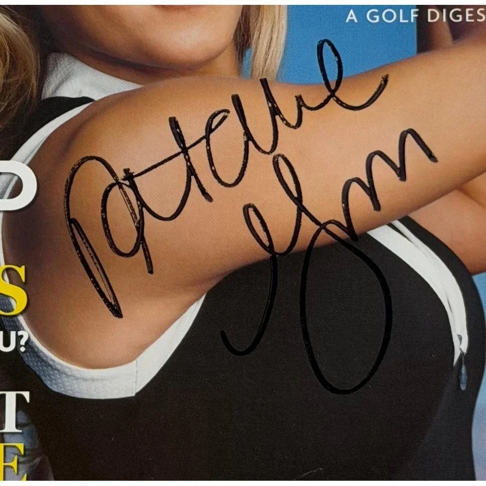 Natalie Gulbis Signed Golf For Women Magazine 2007 & Autographed LPGA Golf Ball
